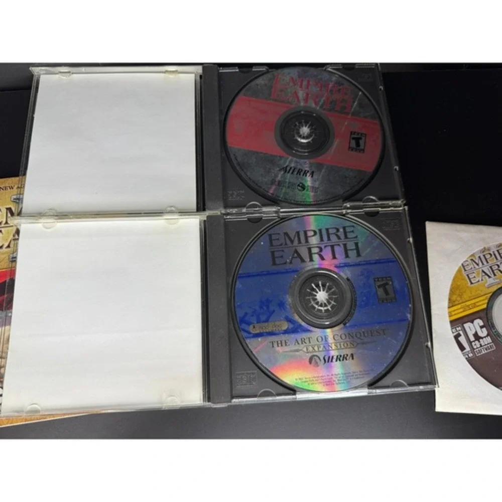 Vntg 2001 Empire Earth PC Game Lot Empire‎ Earth The Art of Conquest Expansion